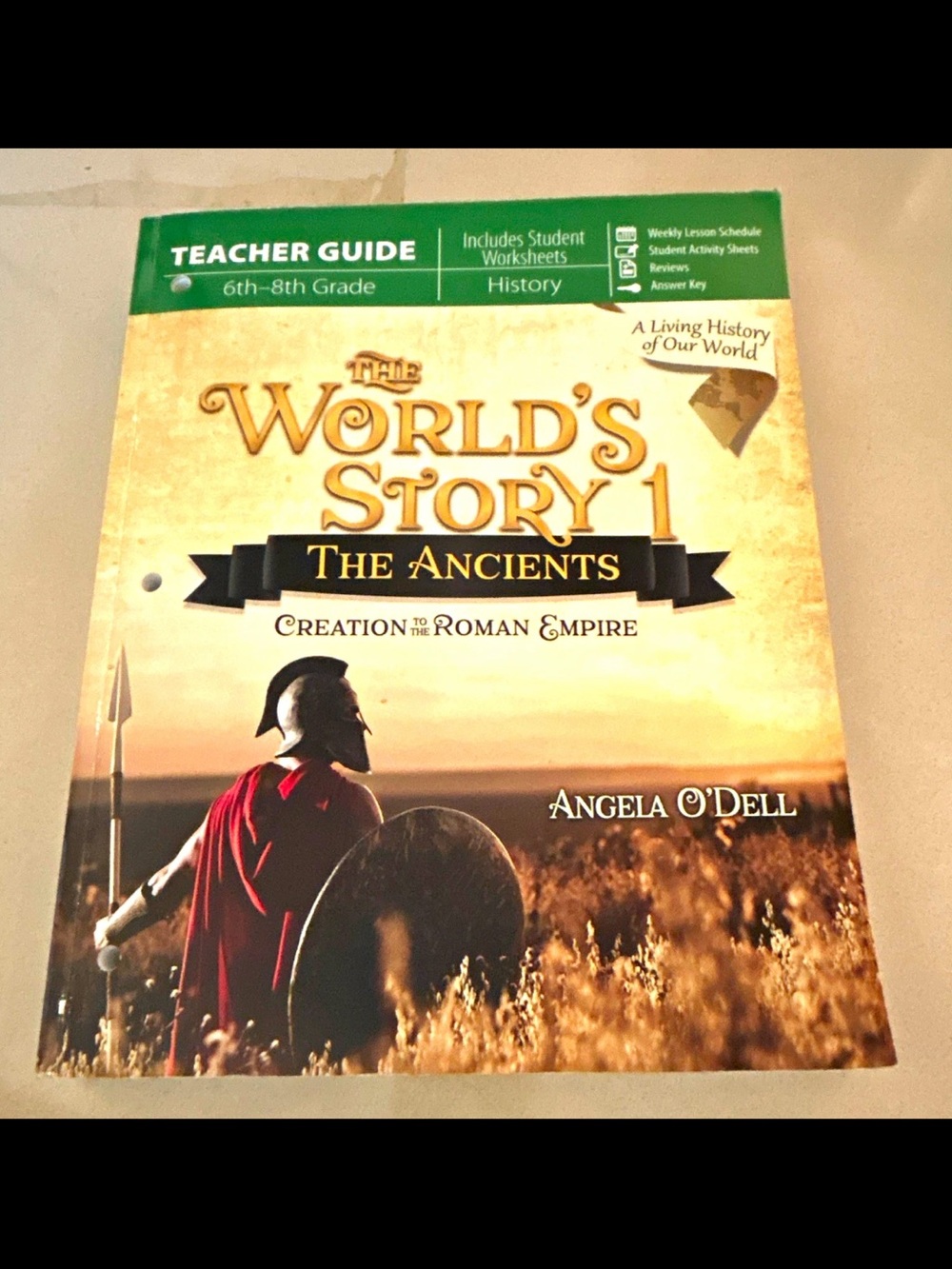 The World's Story 1 - The Ancients Teacher Guide - Cream & Green